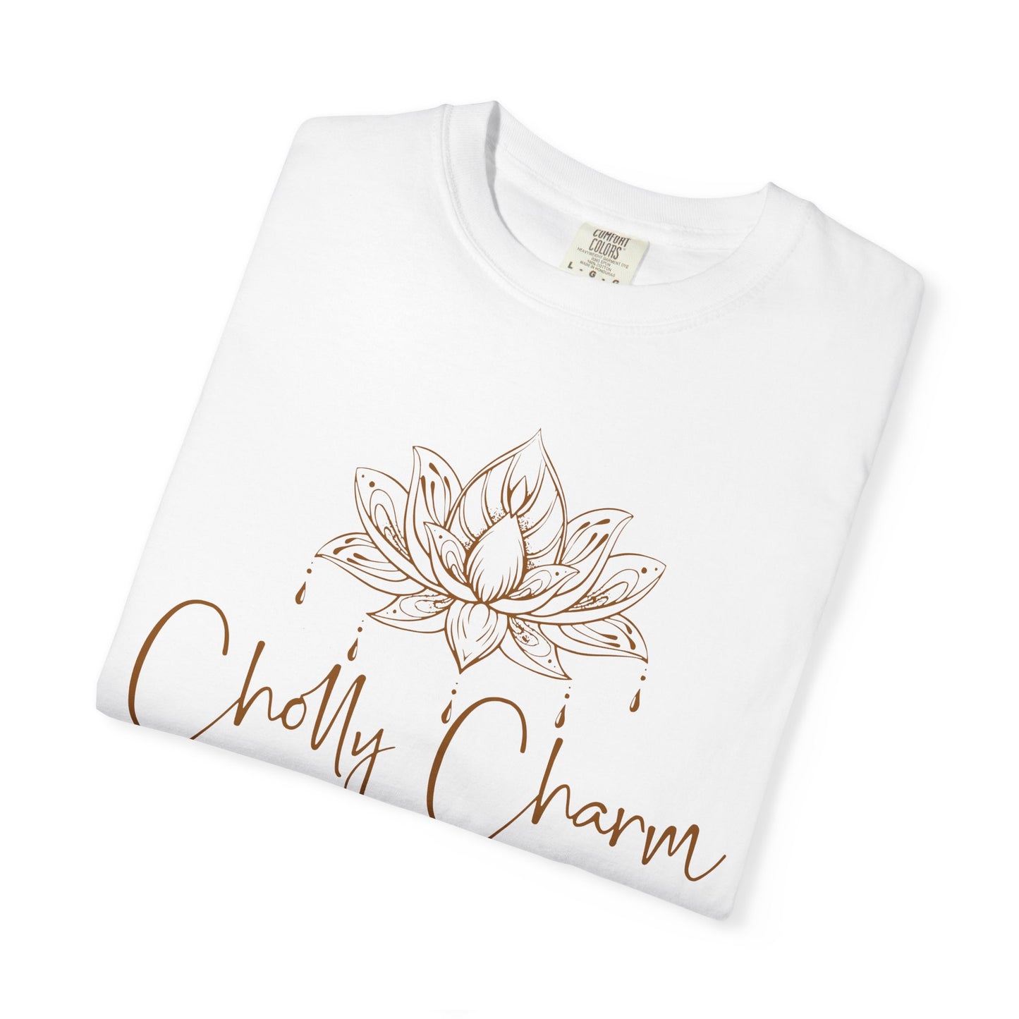 Chic Lotus Graphic Tee, Comfort Wear, Gift for Her, Casual Top, Mindfulness Apparel, Positive Vibes