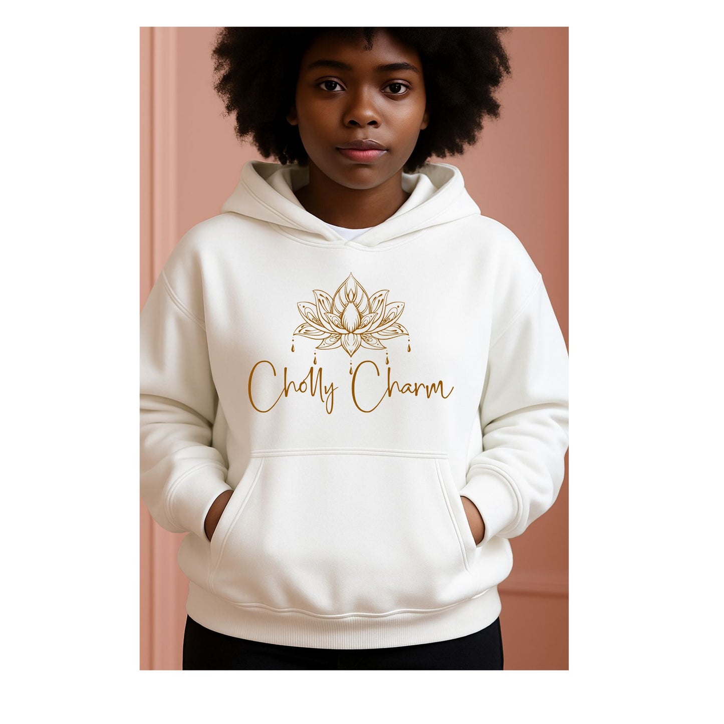 Boho Charm Hooded Sweatshirt - Cozy Gift for Mindfulness, Self-Care, Relaxation, and Everyday Wear