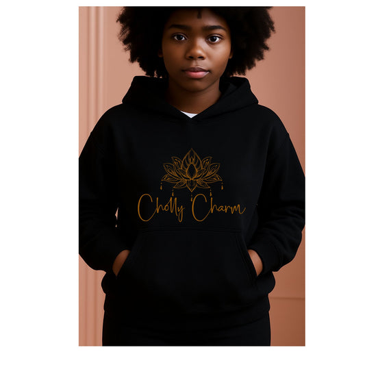 Copy of Boho Charm Hooded Sweatshirt - Cozy Gift for Mindfulness, Self-Care, Relaxation, and Everyday Wear