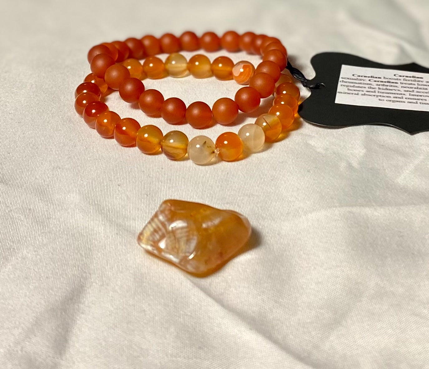 Carnelian Bracelet Set