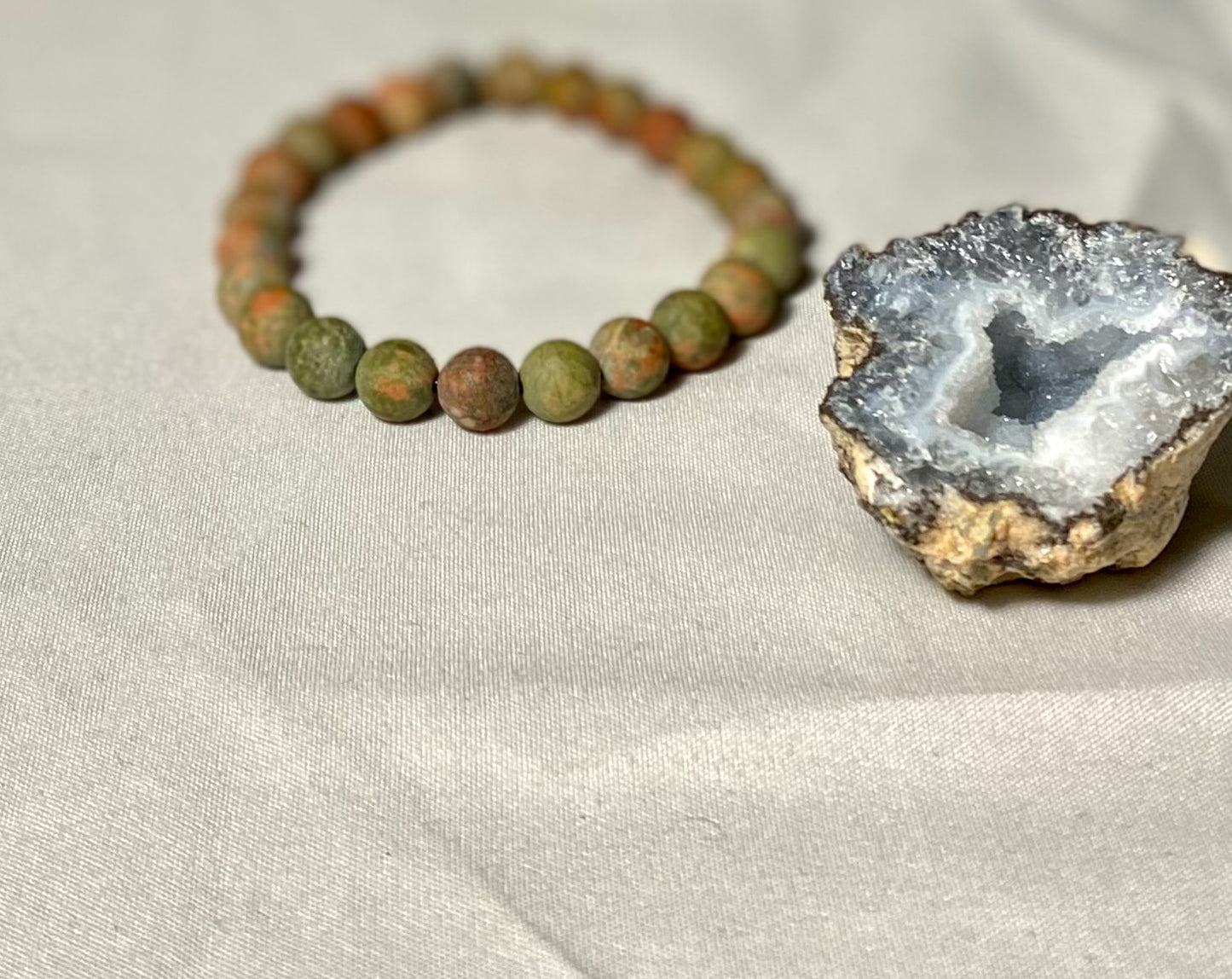 Unakite Jasper Bracelet