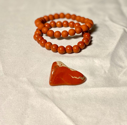 Red Jasper Bracelet Set