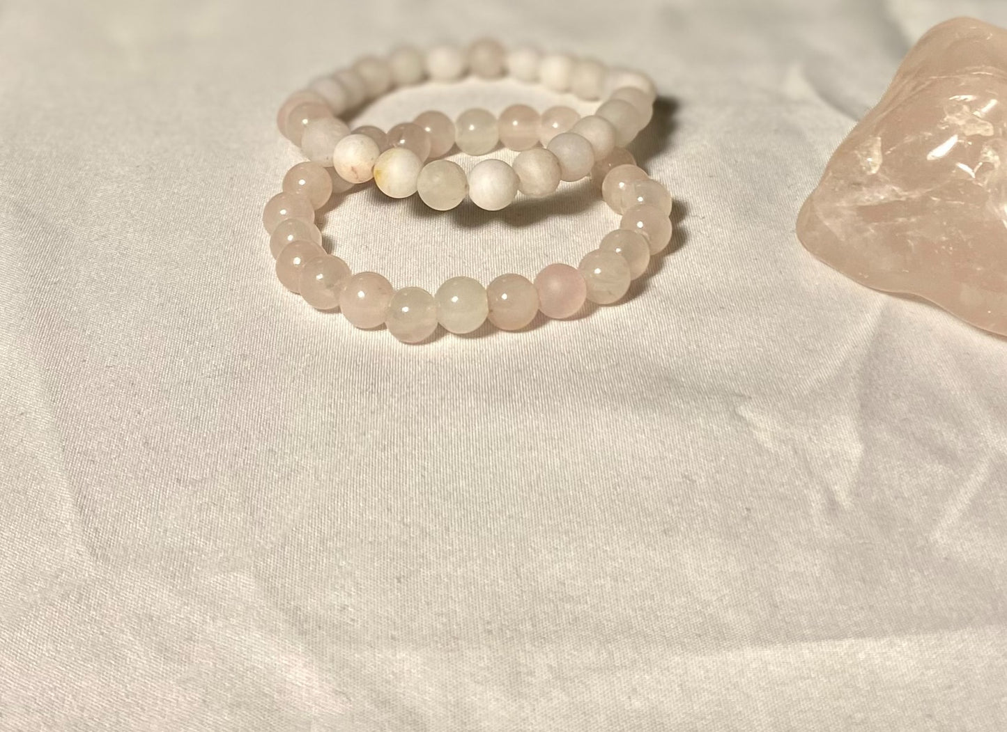 Rose Quartz Bracelet Set