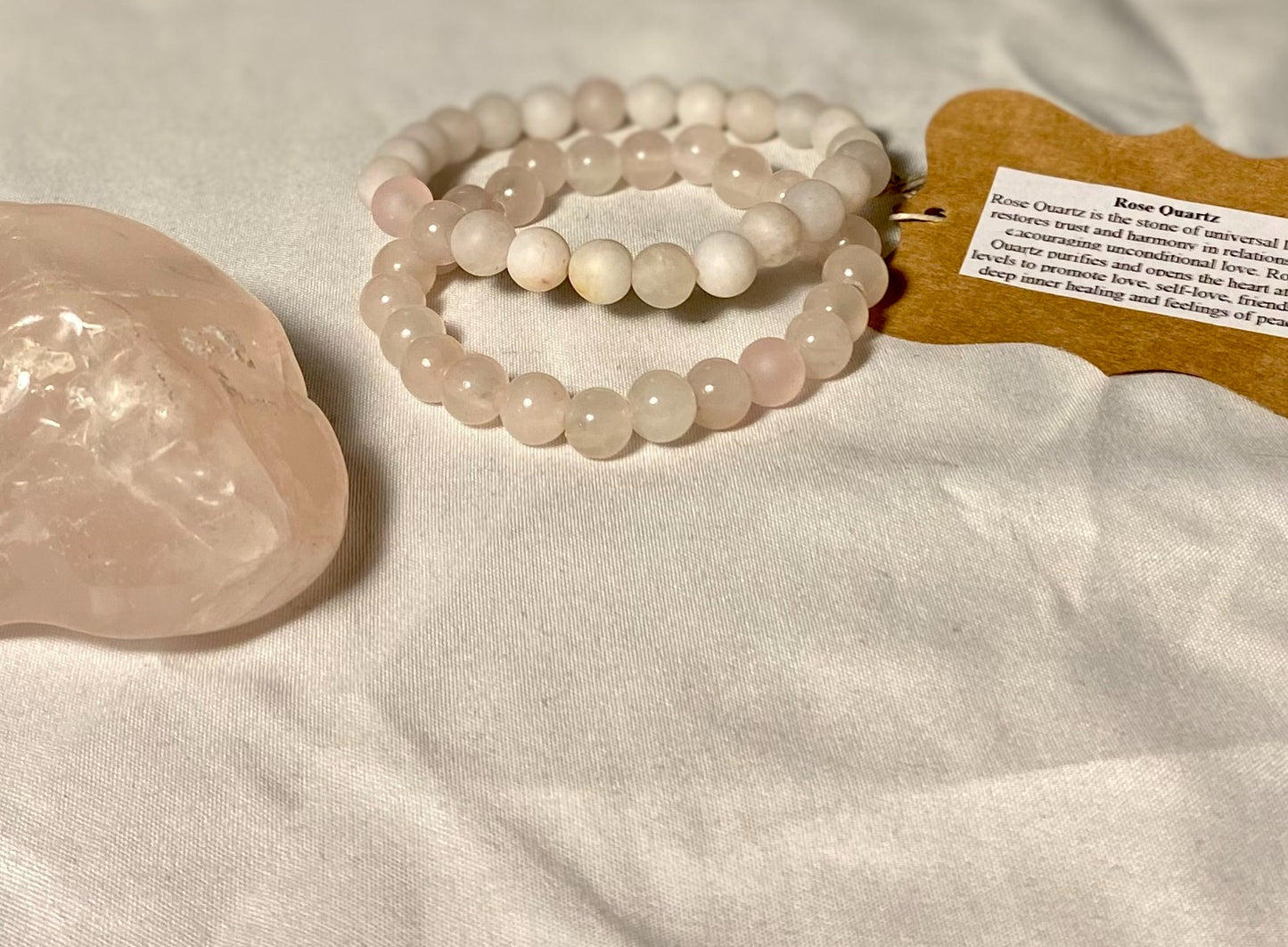 Rose Quartz Bracelet Set