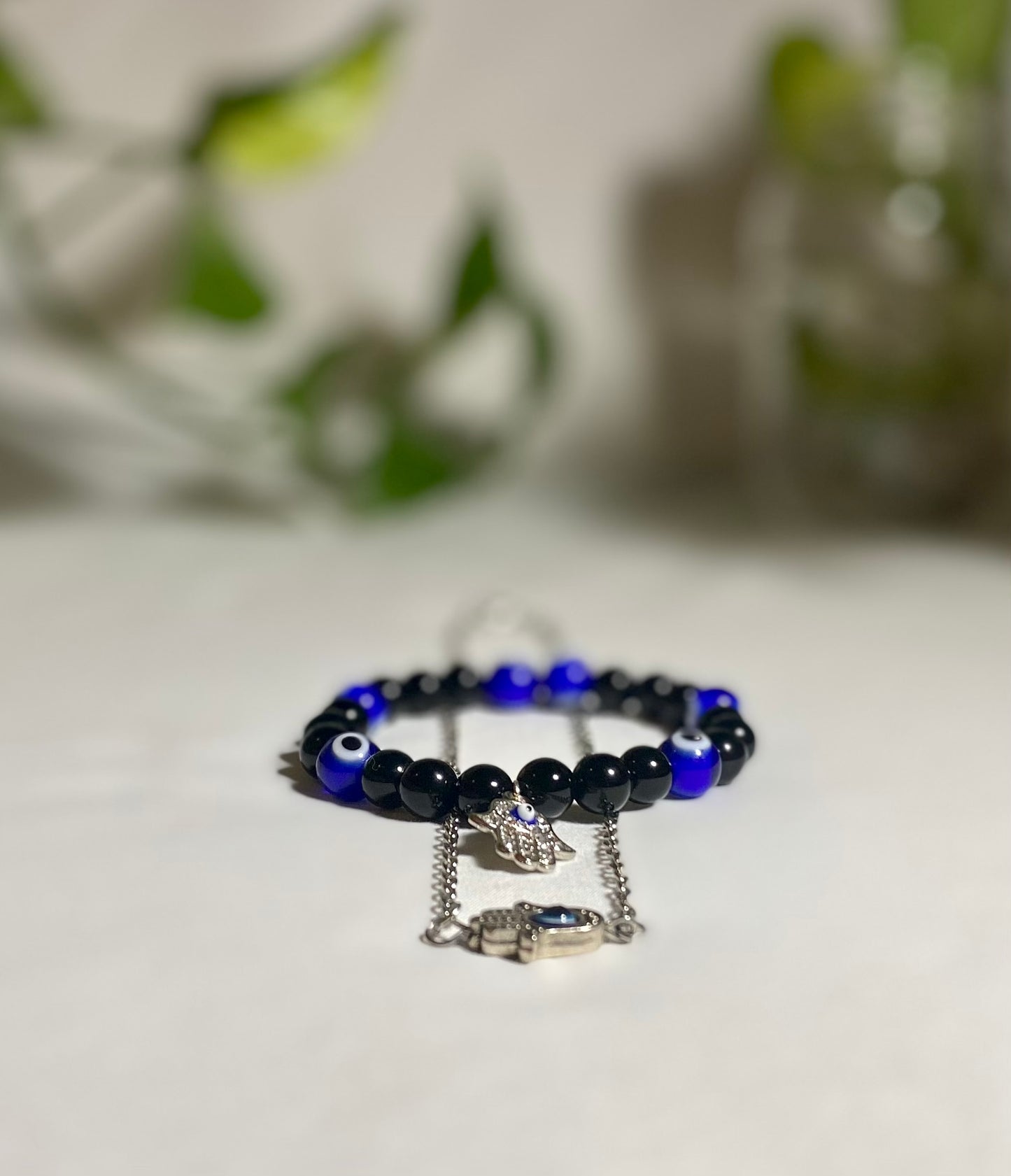 Black Onyx, Evil Eye & Hamsa Set