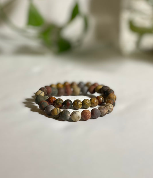 Red Creek Jasper Bracelet Set