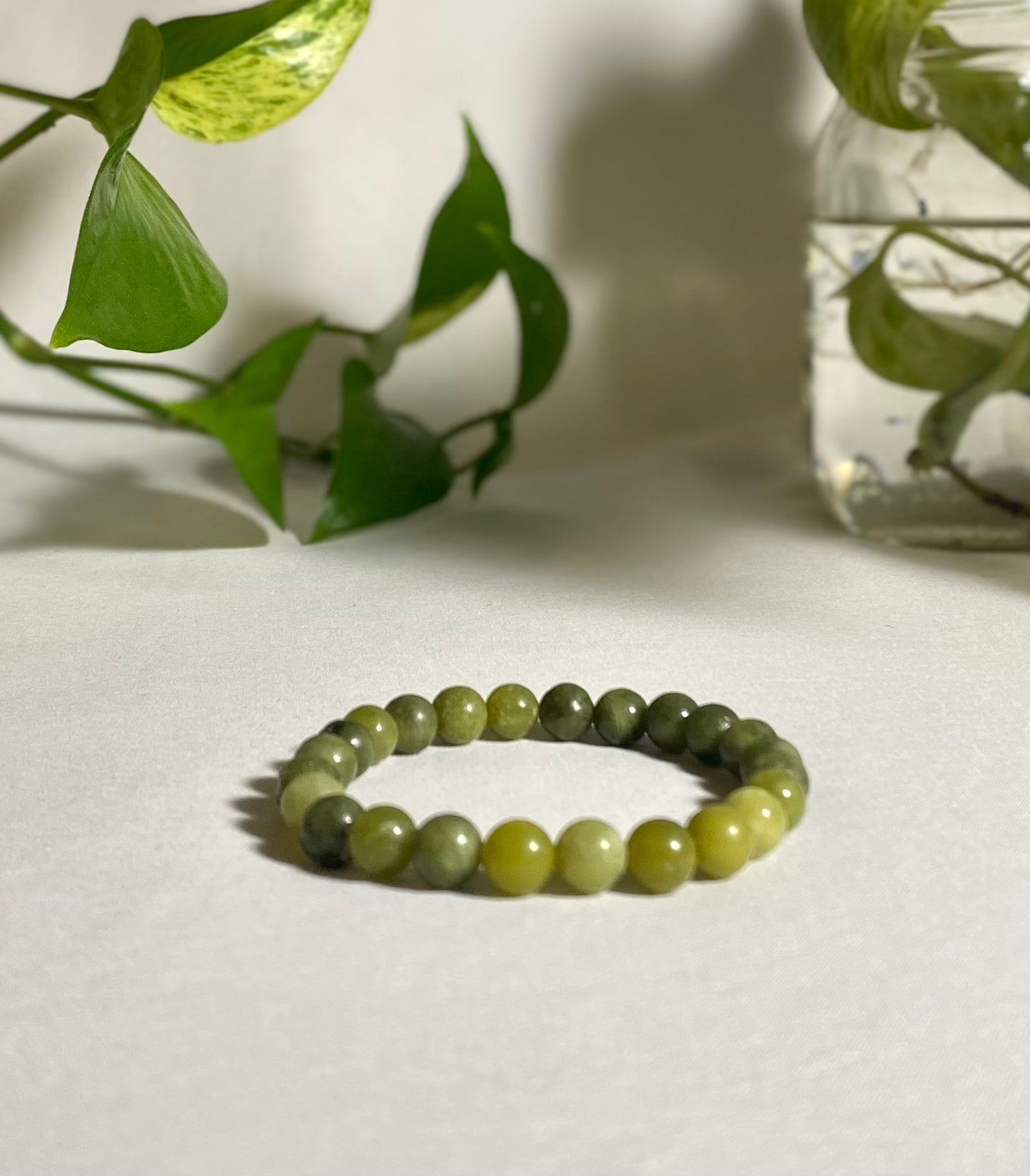 Olivine Jade Bracelet - Gloss