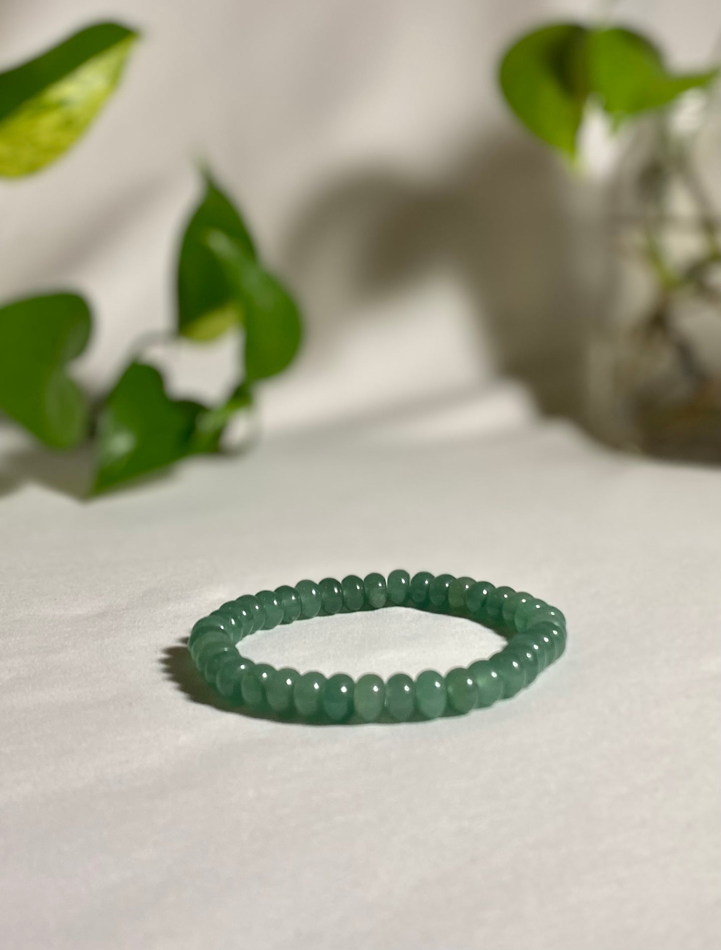 Aventurine Bracelet - Rondelle Stones